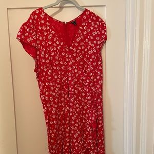 J.Crew Red Dress - very flattering!